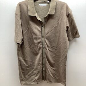 West Oak Size XL Men's Brown Polo Shirt. New Without Tags